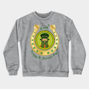 Lucky Leprechaun Happy St. Patrick's Day Crewneck Sweatshirt